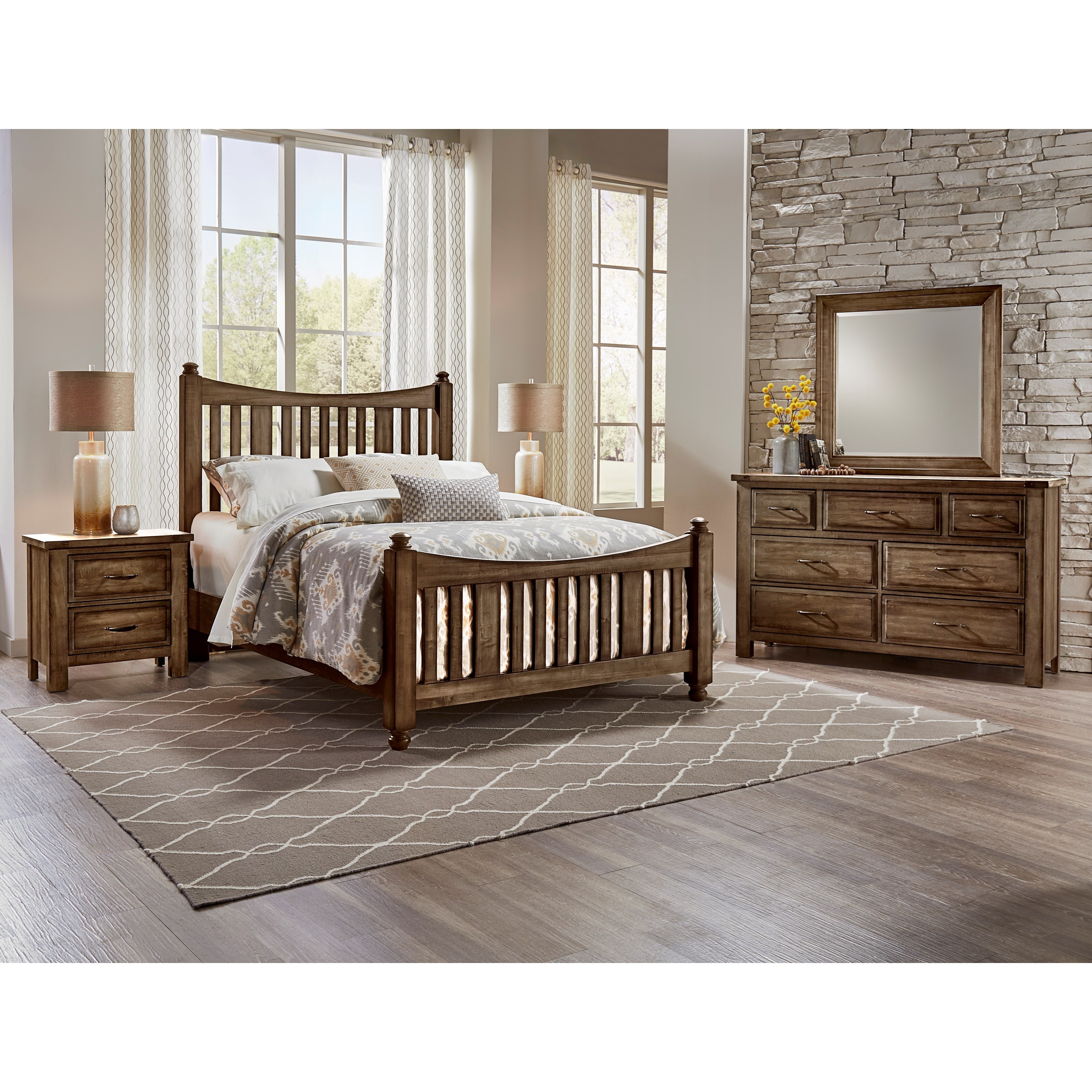 Artisan & Post Maple Road King Bedroom Group Belfort Furniture